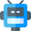 Robot mask icon 64x64