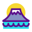 Mount fuji icon 64x64