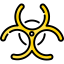 Biological hazard icon 64x64