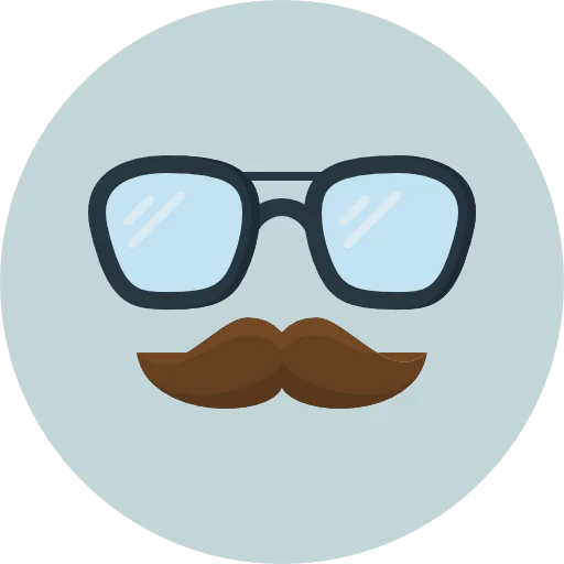 Hipster icon