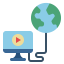 Online education Symbol 64x64