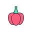 Красный перец иконка 64x64