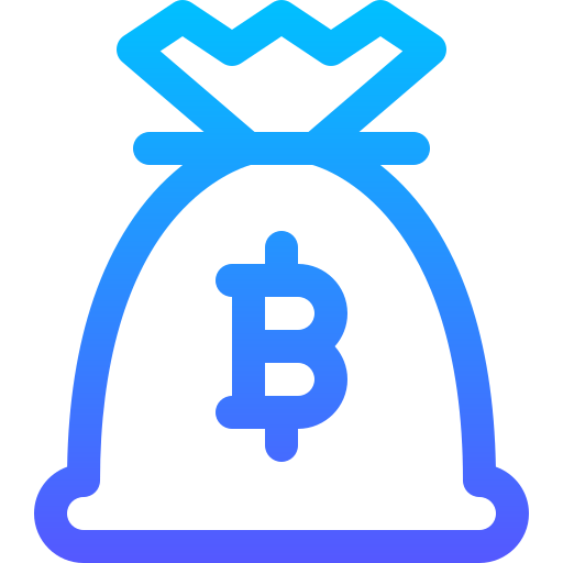 Bitcoin bag Ikona