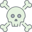 Skull and bones icon 64x64