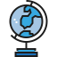 Earth globe icon 64x64