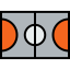 Баскетбольная площадка иконка 64x64