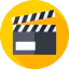 Clapperboard icon 64x64