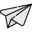 Paper plane icon 64x64