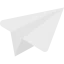 Paper plane Symbol 64x64