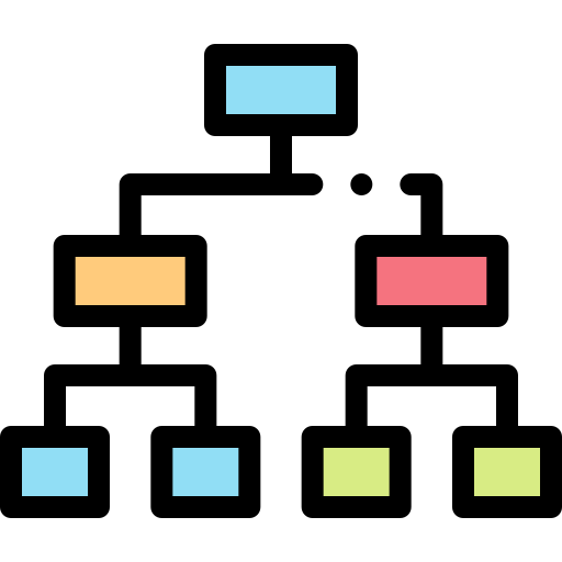 Hierarchical structure アイコン