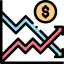 Line chart アイコン 64x64
