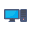 Персональный компьютер иконка 64x64