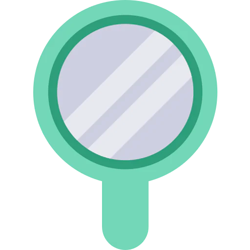 Hand mirror icon