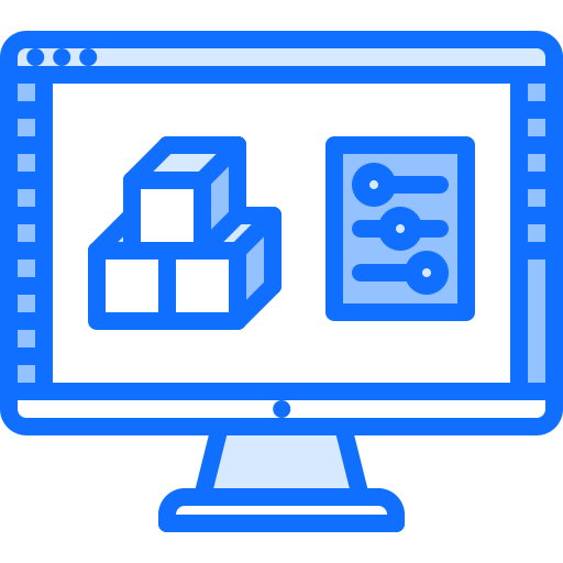 3d modeling ícono