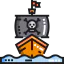 Pirate ship ícono 64x64