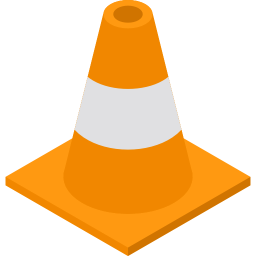 Traffic cone icon
