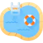 Swimming pool ícone 64x64