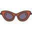 Cat eye glasses icon 64x64