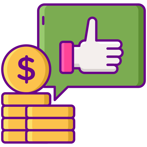 Cost per engagement icon