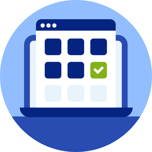 Desktop calendar icon