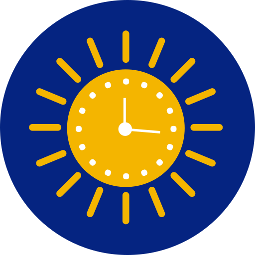 Sun clock 图标