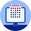 Desktop calendar Symbol 64x64