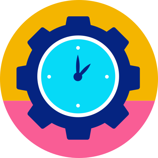 Circular clock icon