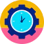 Circular clock アイコン 64x64