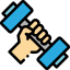 Гантель иконка 64x64