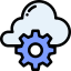 Cloud computing ícone 64x64
