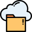 Cloud computing ícone 64x64
