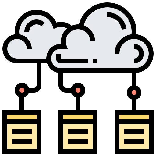Cloud computing icon
