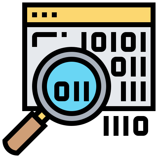 Binary code icon