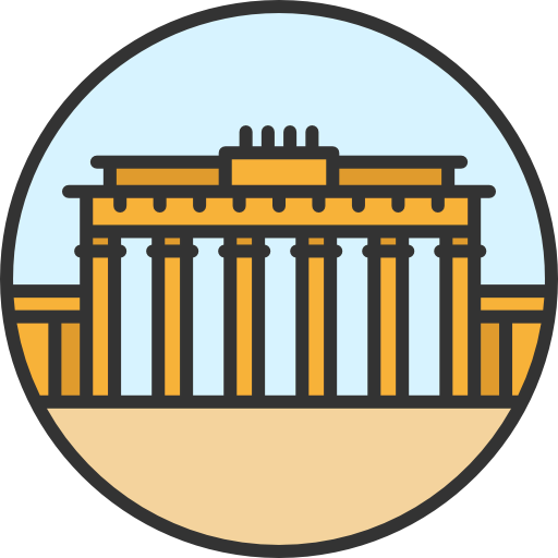 Brandenburg gate ícone