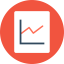 Line chart biểu tượng 64x64