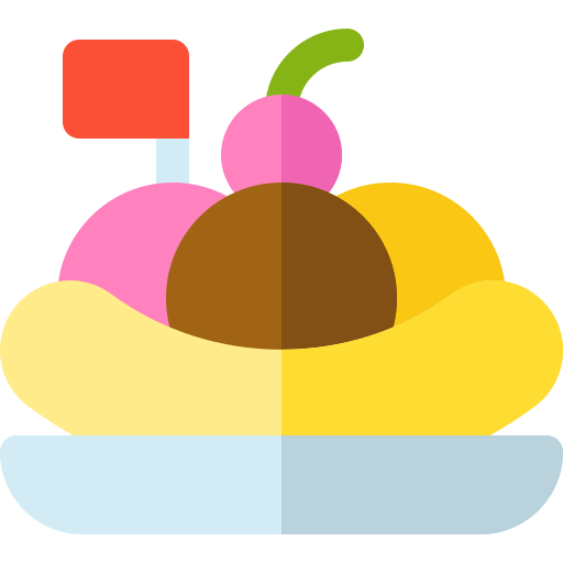 Banana split icon
