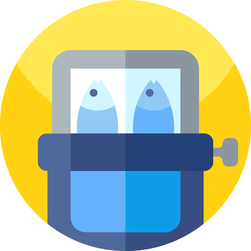 Canned sardines icon