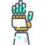 Robotic hand ícono 64x64