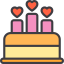 Wedding cake icon 64x64