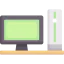 Desktop computer icon 64x64