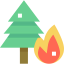 Forest fire ícono 64x64