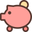 Piggy bank icon 64x64