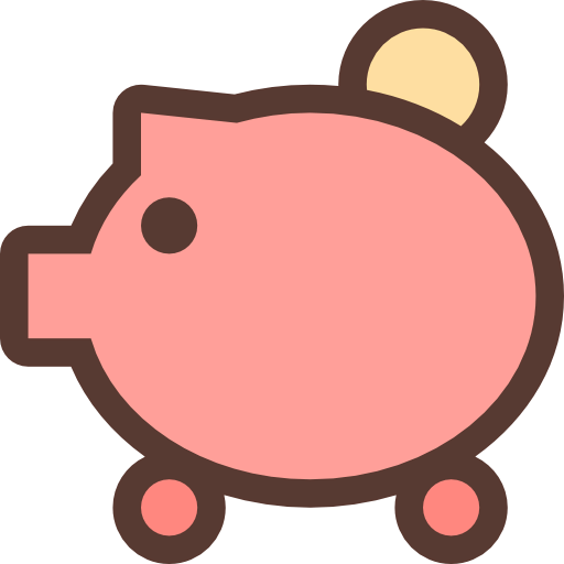 Piggy bank ícono