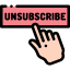 Unsubscribe icon 64x64