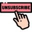 Unsubscribe ícone 64x64