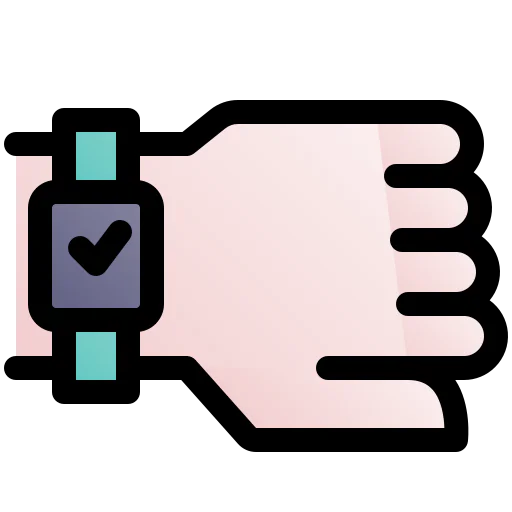 Square wristwatch icon