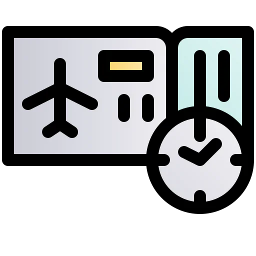 Flight time icon