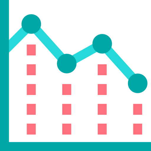 Line chart アイコン