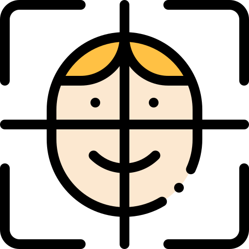 Face recognition icon