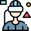 Virtual reality glasses ícono 64x64